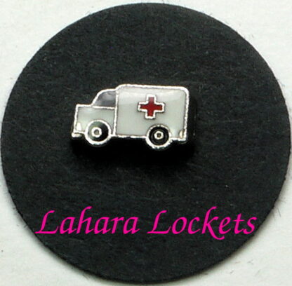 Ambulance Floating Charm
