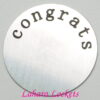 Congrats Locket Plate, large