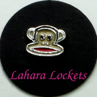 This floating charm is a brown monkey. Compatible with all memory lockets.