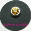 November Birthstone, silver finish