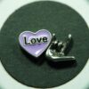 I Love You Sign Language Floating Charm for Memory Lockets