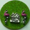 Pink Flamingo Floating Charm - Image 3