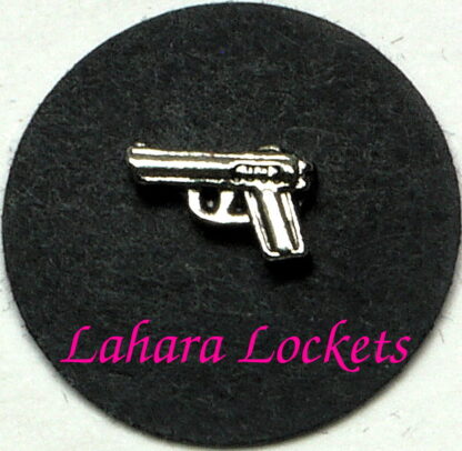 Gun, Pistol Floating Charm