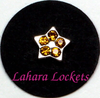 Star Floating Charm, yellow