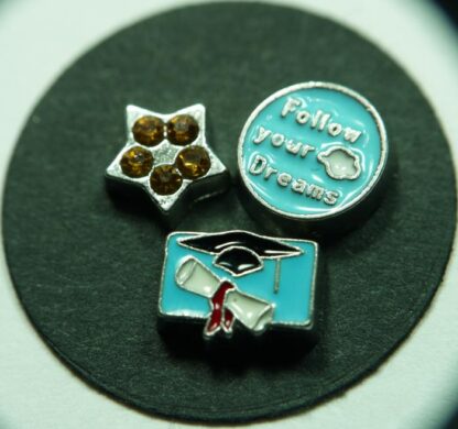 Graduation Floating Charms for Memory Lockets